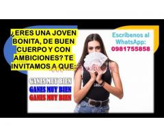 BUSCAMOS SEÑORITAS BONITAS PARA AMPLIAR STAFF DE ALTA CATEGORÍA