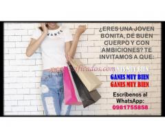 ¡Oportunidad Imperdible! Trabajo Para Chicas Bonitas, Jóvenes Y Elegantes