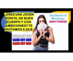 TE INVITAMOS A SER UNA ESCORT CLASE A, DE LAS QUE COBRAN BIEN