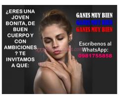 TENEMOS UN BUEN TRABAJO PARA TUS HORAS LIBRES