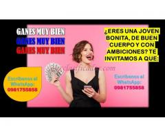 Agencia VIP busca chicas femeninas y decididas