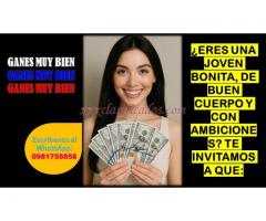 Para Chicas Con Buena Presencia Y Metas Claras